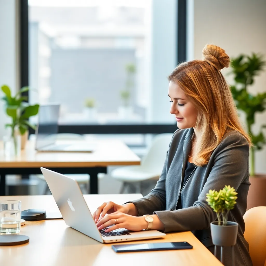 Professionele vrouw die haar agenda plant voor een betere werk-privé balans